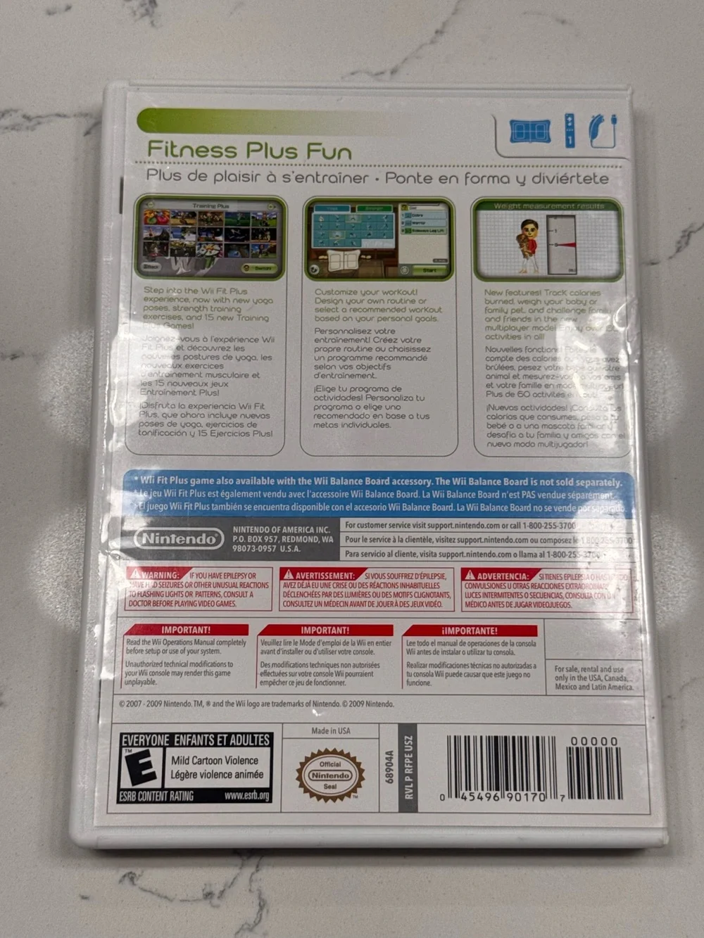 Wii Fit Plus Nintendo Wii Video Game